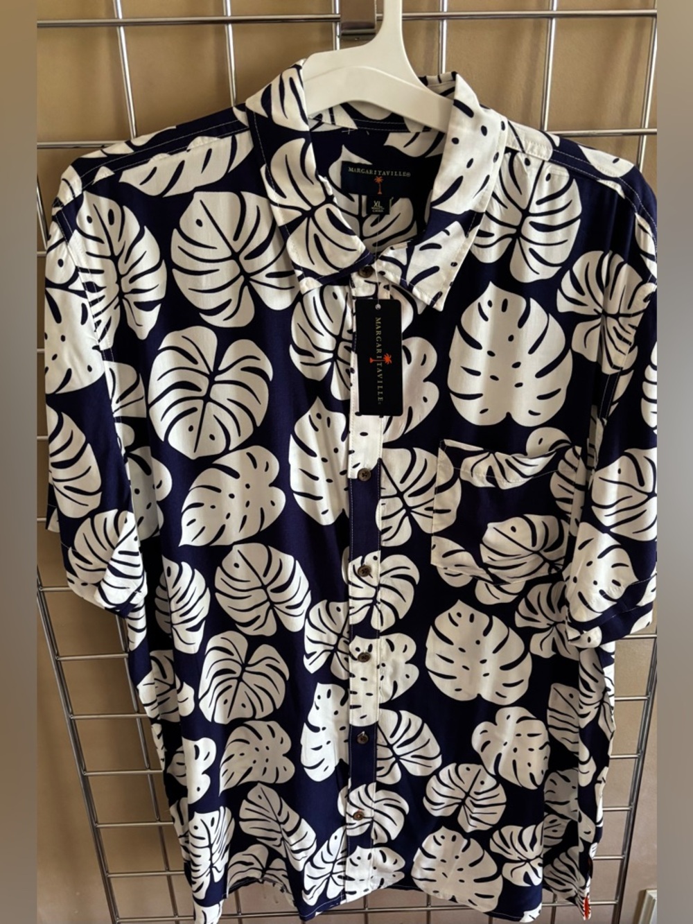 NWT Margaritaville Tropical Button-Up Shirt Sz XL Jimmy Buffet BBQ Party Date